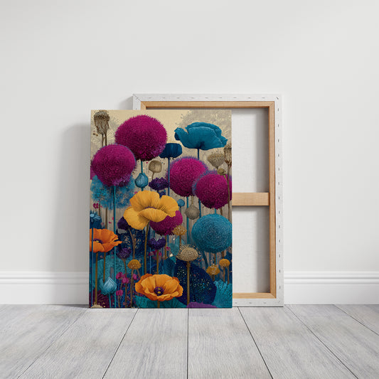 Allium and Poppy Field