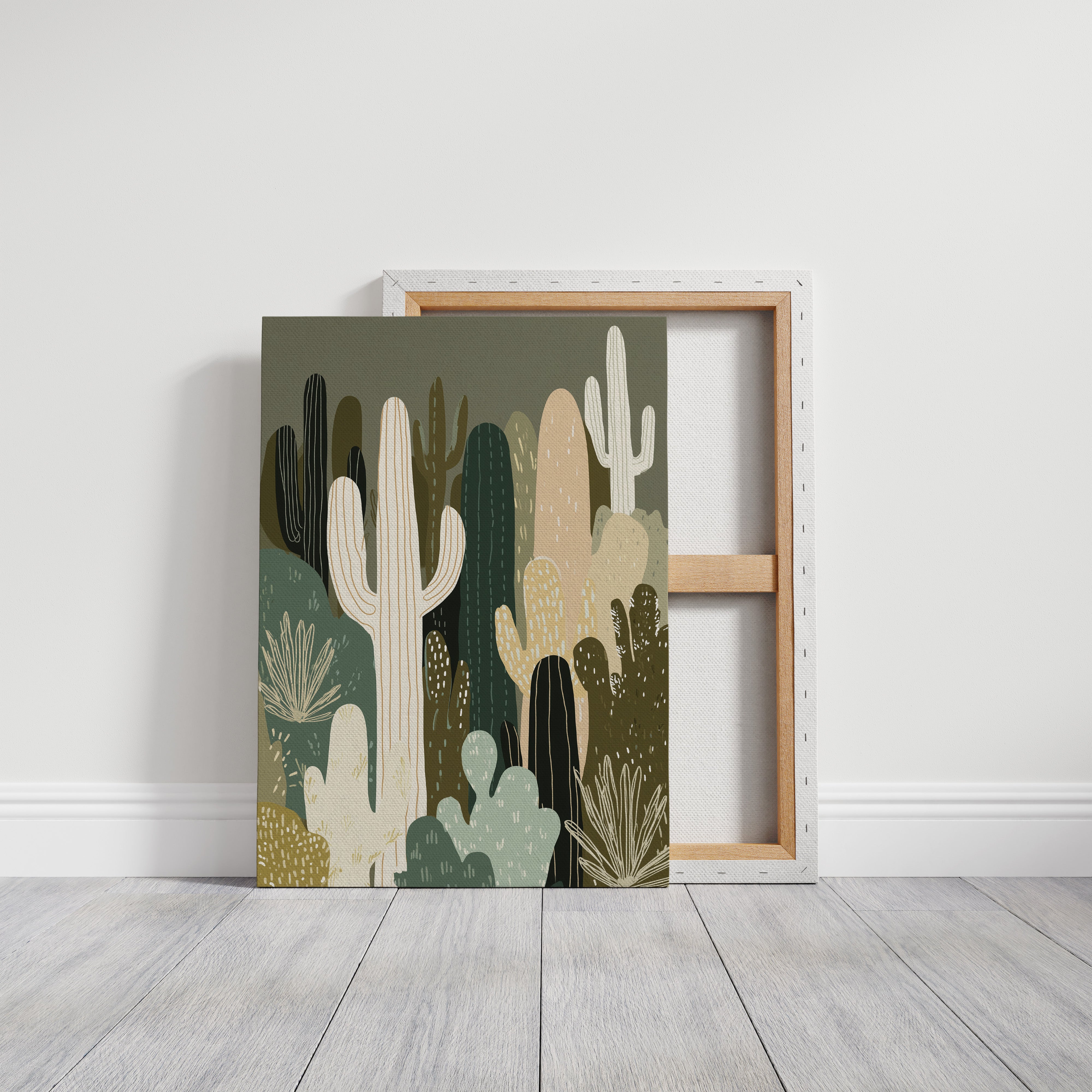 Desert Forms in Soft Sage