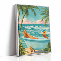 Coastal Bathtub Bliss: Paradise Reimagined