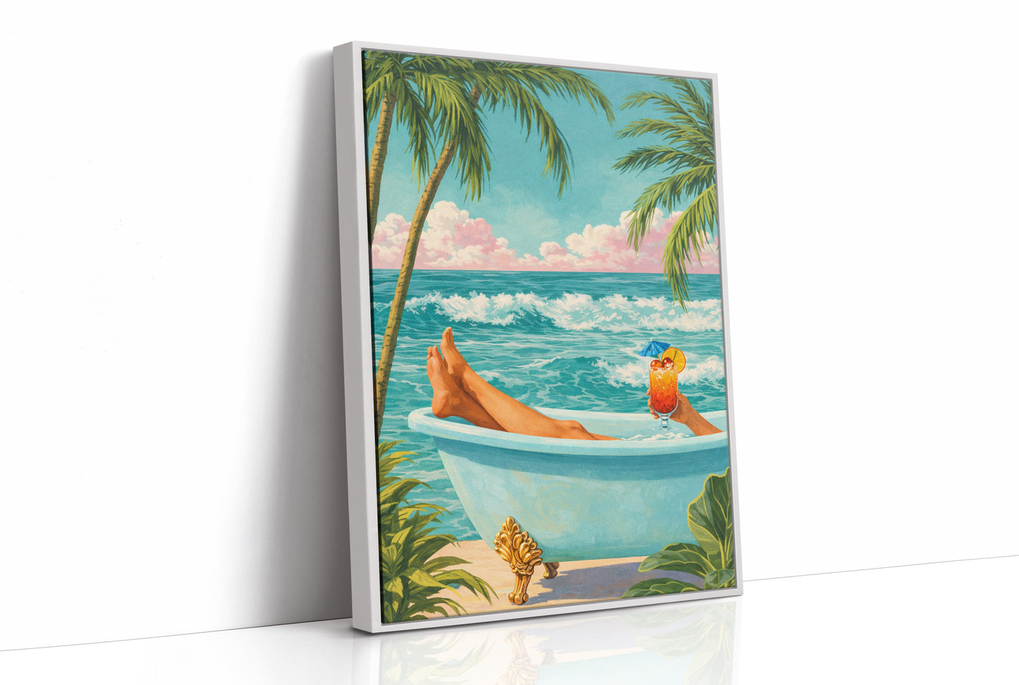 Coastal Bathtub Bliss: Paradise Reimagined