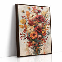 Wildstem Roses, Palette Knife Bloom