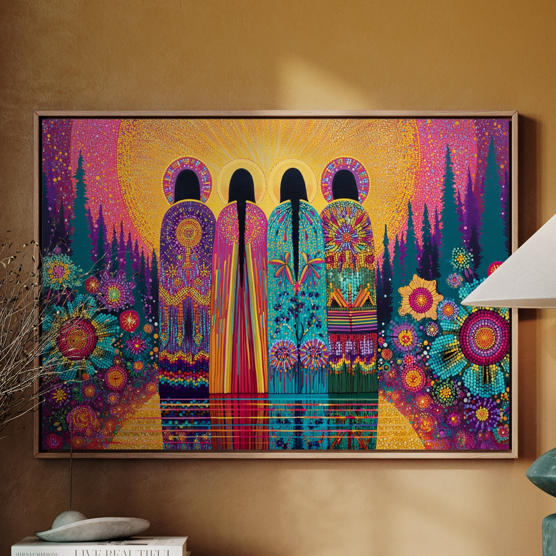 Sacred Garden Sings Through Stained Glass