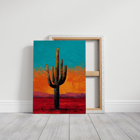Solitary Sentinel At Sunset