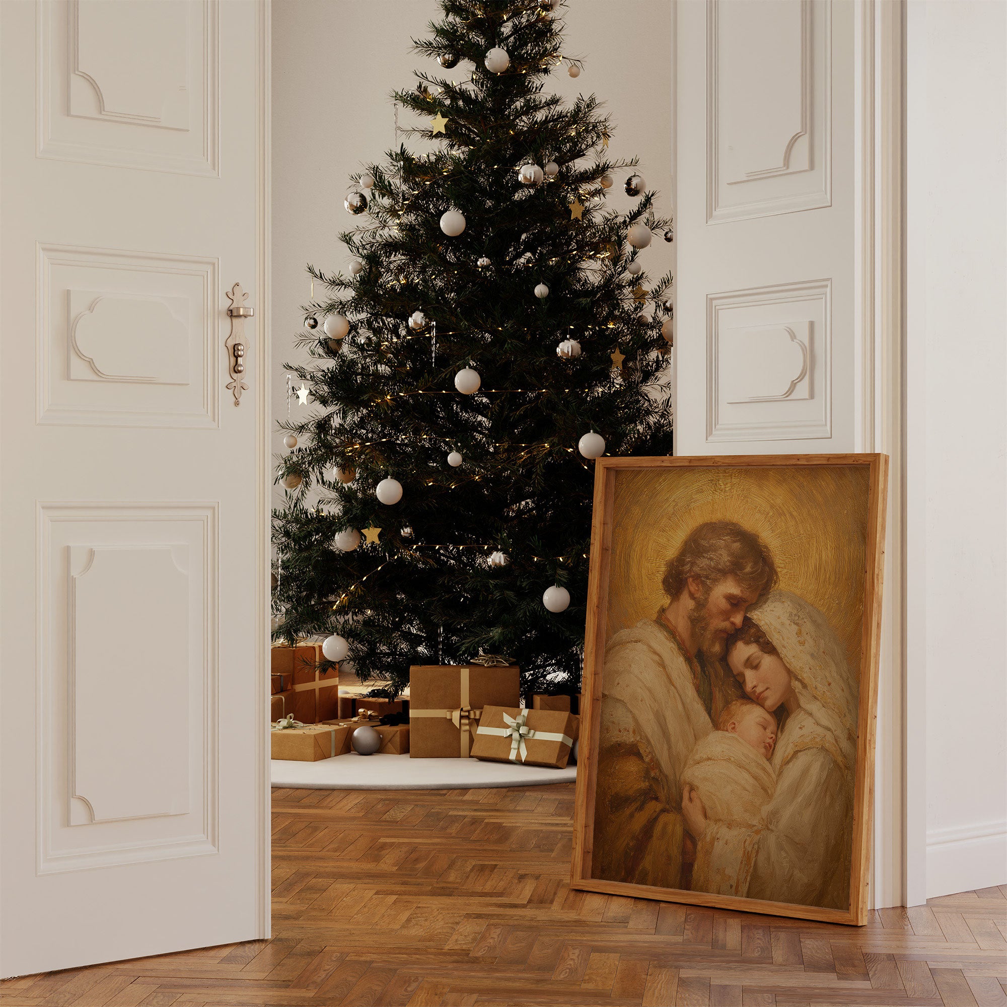 Sacred Light On Winter Morning