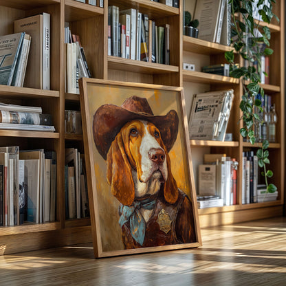 Basset Hound Frontier Sheriff