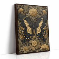 Black Wings Edged in Gold