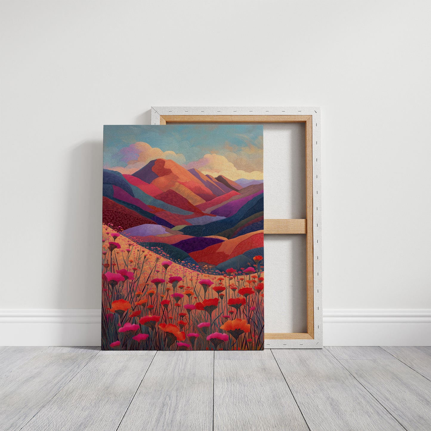 Poppies Dance Through Mountain Dreams