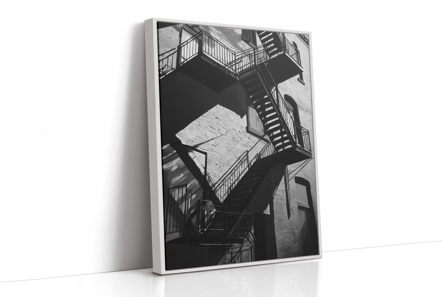 Shadows On The Fire Escape
