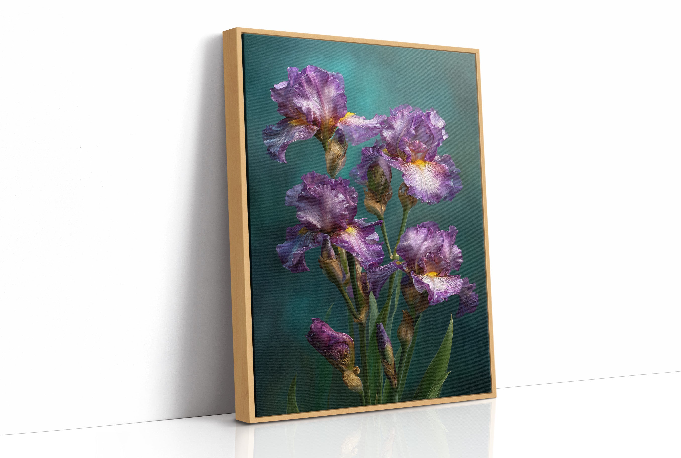 Irises Opening All at Once