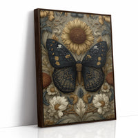 Dark Wings on a Golden Garden