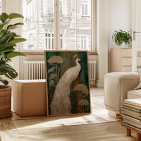 Regal Elegance Amongst Golden Blooms