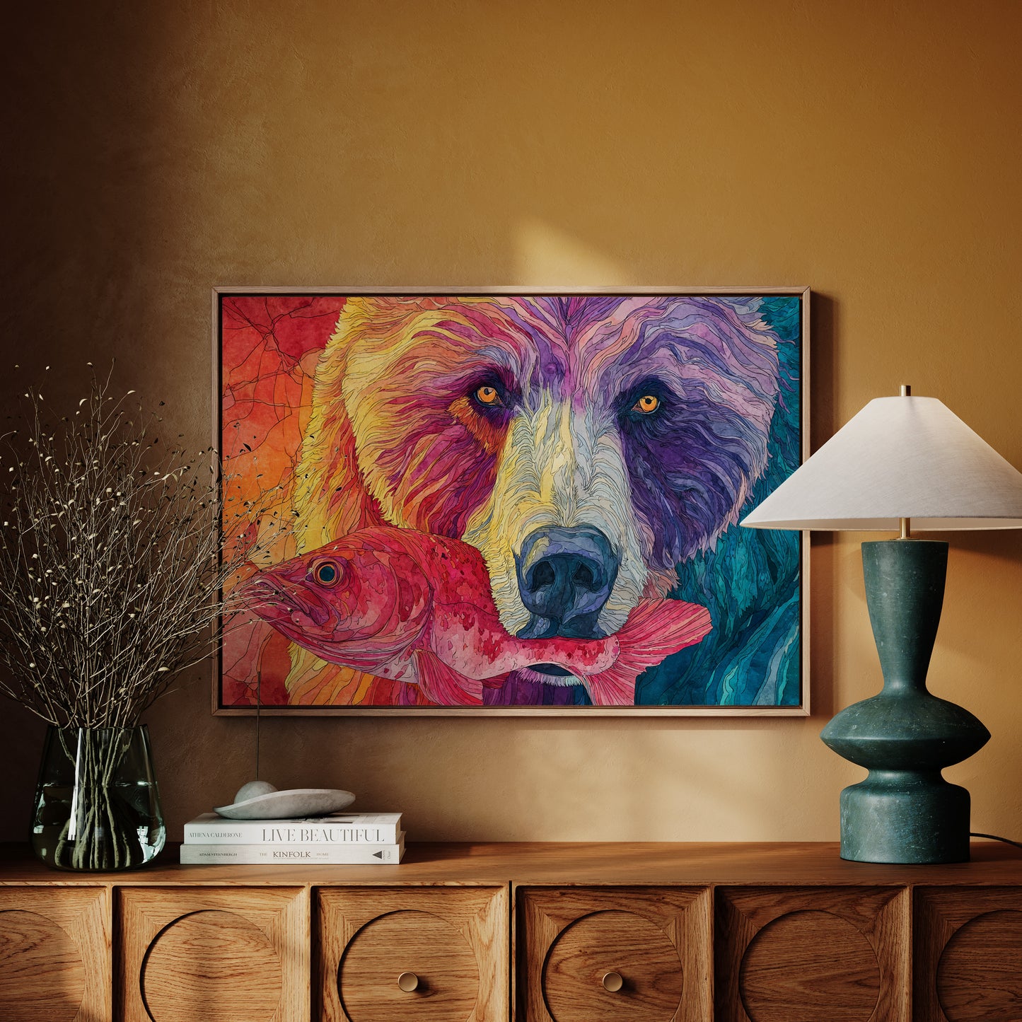 Rainbow Bear Meets Crimson Catch