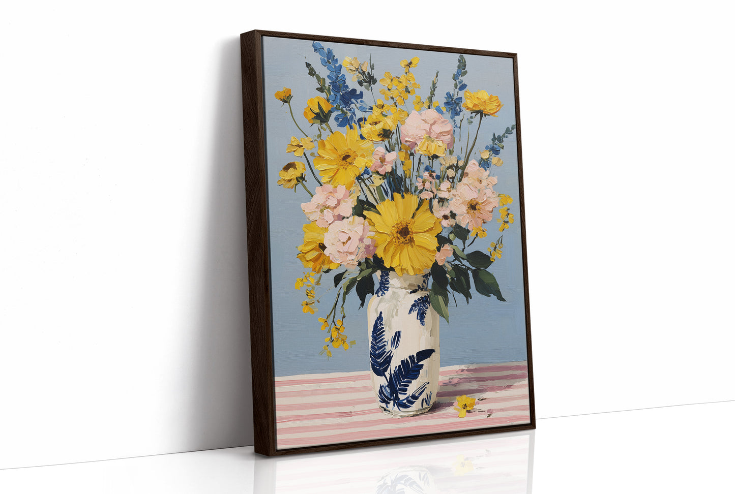 Tuesday Flowers in the Blue Vase