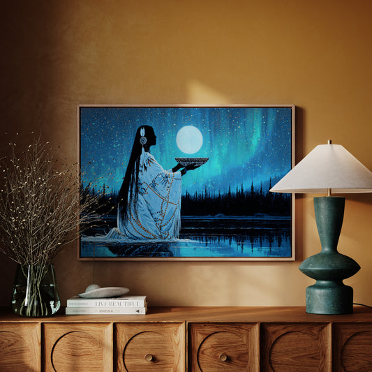 Sacred Waters Hold The Moon