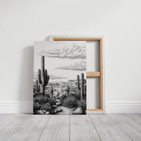 Saguaro Sketches From Desert Paths