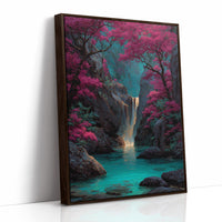 Where the Magenta Forest Meets Water