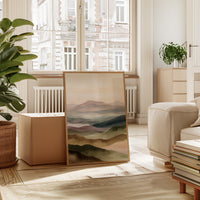 Mountains Breathe in Gentle Hues