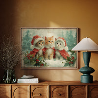 Holiday Kittens Share Winter Magic