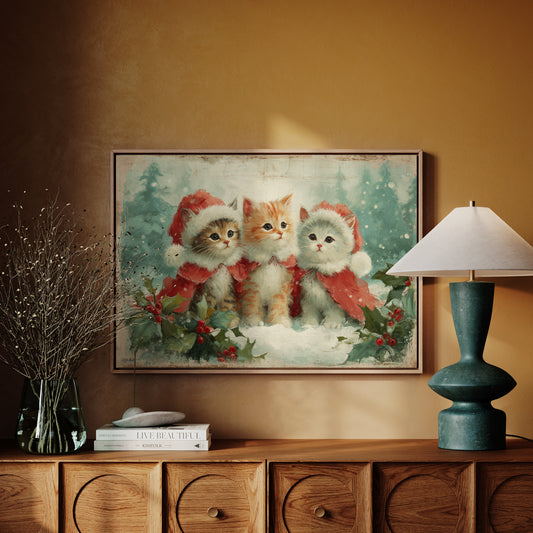 Holiday Kittens Share Winter Magic