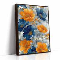 Navy Meets Orange at Full Bloom