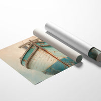 Weathered Vessel Awaits The Tide