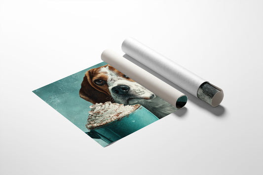 Beagle with Whipped Cocoa