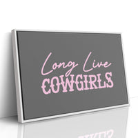 Long Live Cowgirls Western Wall Art