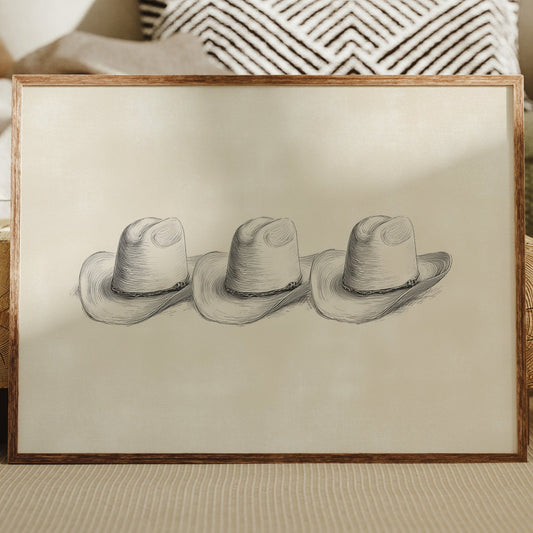 Three Hats Tell Ranch Tales