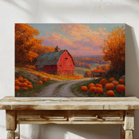Harvest Road to Autumn's Embrace