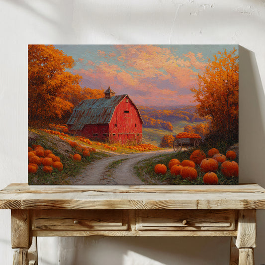 Harvest Road to Autumn's Embrace