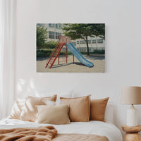 Empty Playground Holds Summer Memories