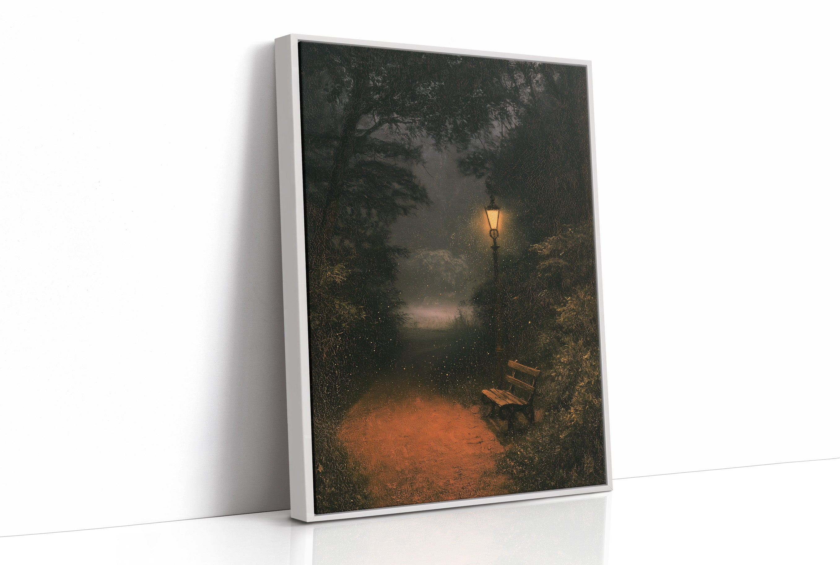 Lantern Glow On A Quiet Path