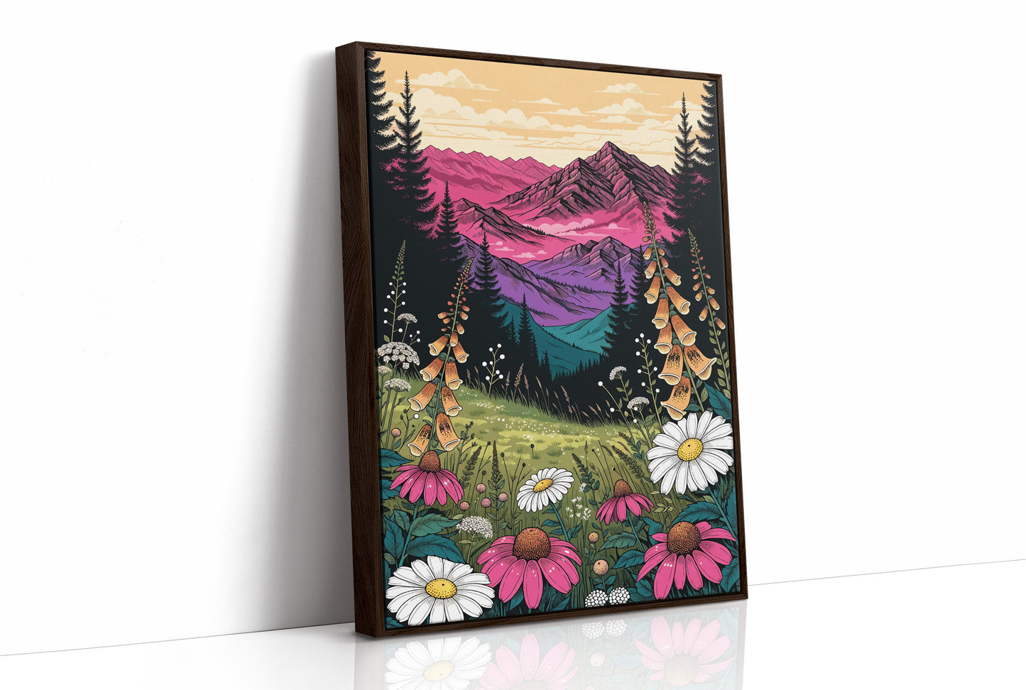 Wildflowers Below Rose Peaks