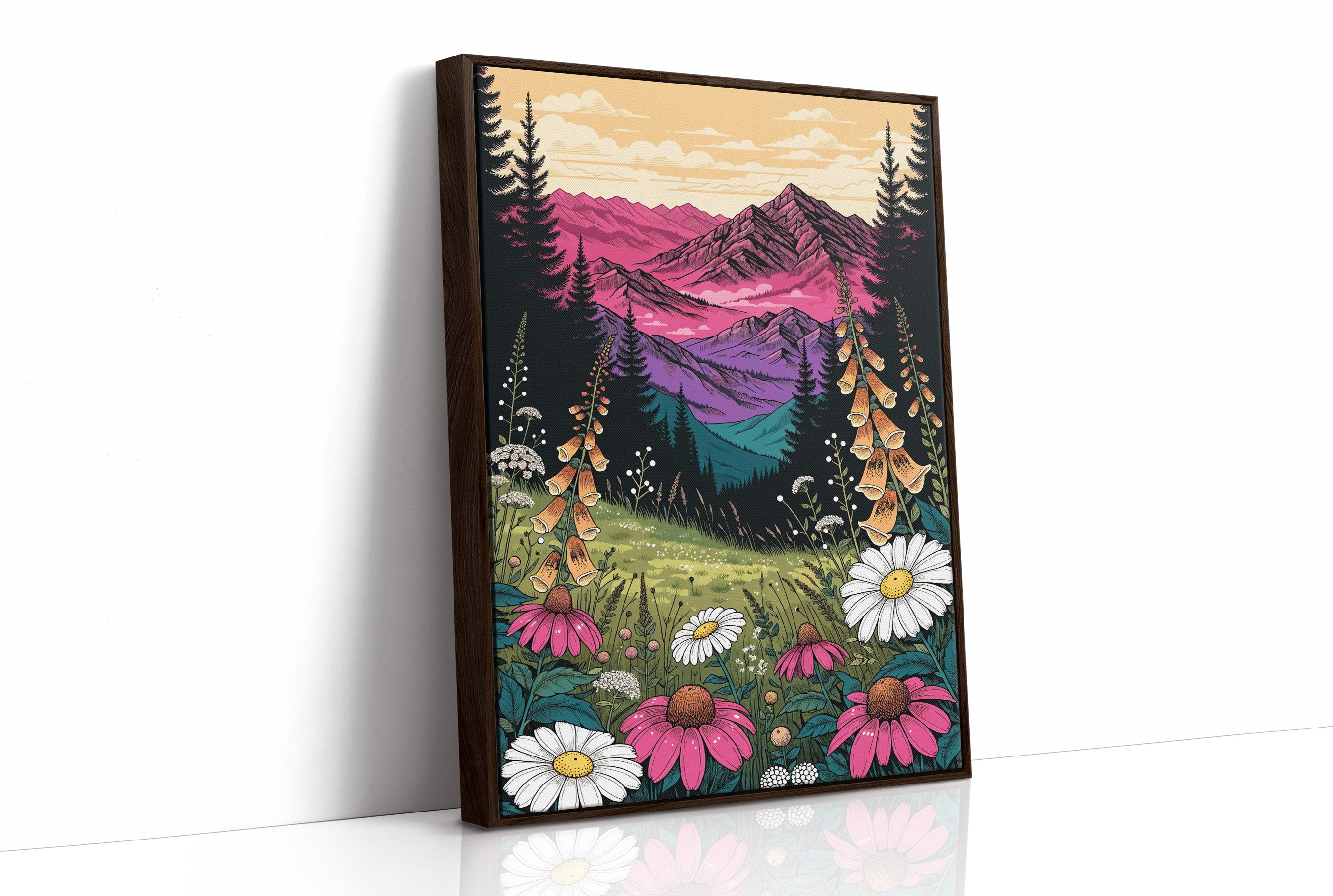 Wildflowers Below Rose Peaks