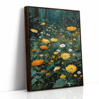 Marigolds at the Edge of the Forest