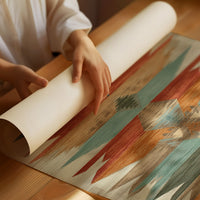 Ancient Stories Painted In Turquoise