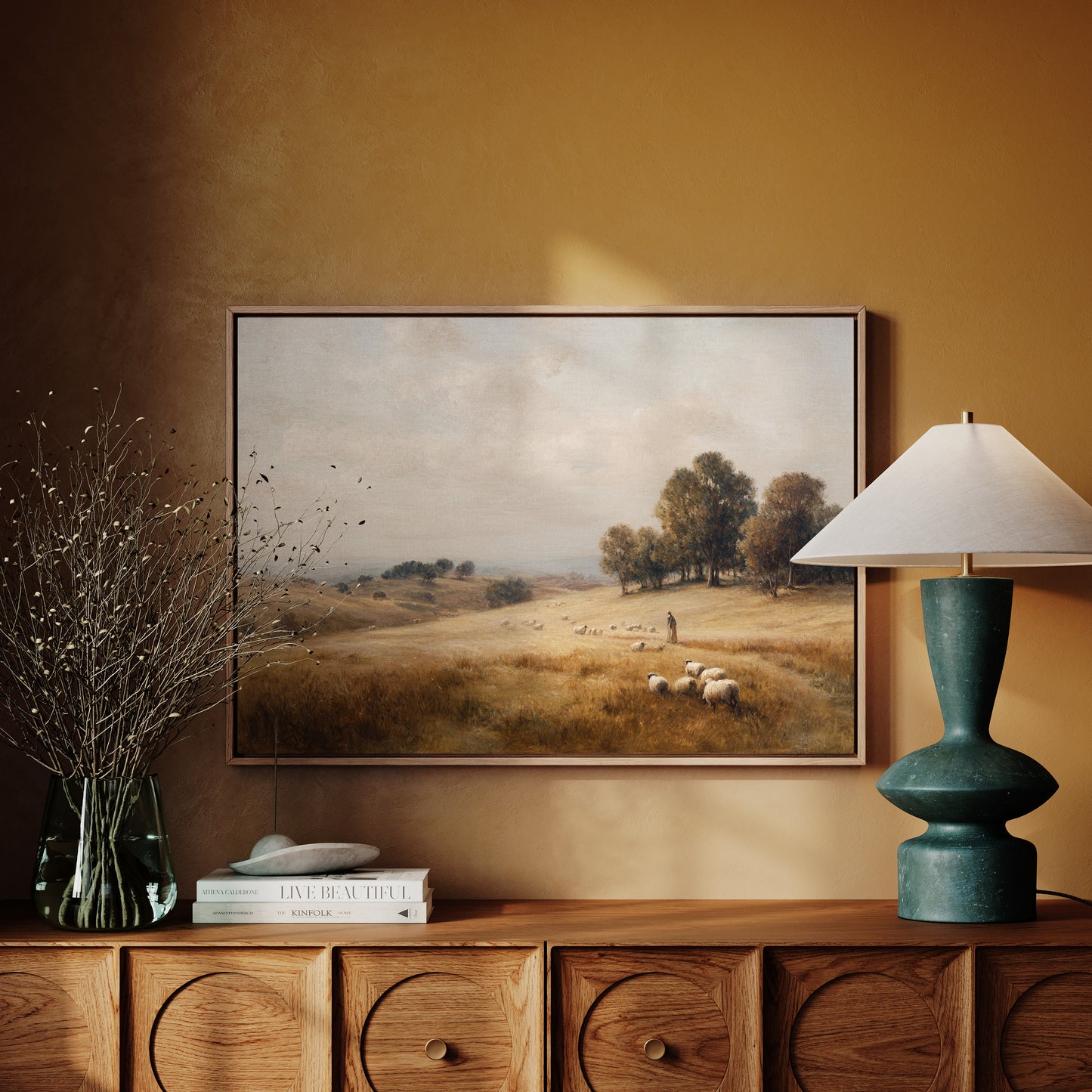 Autumn Fields Remember Their Shepherd