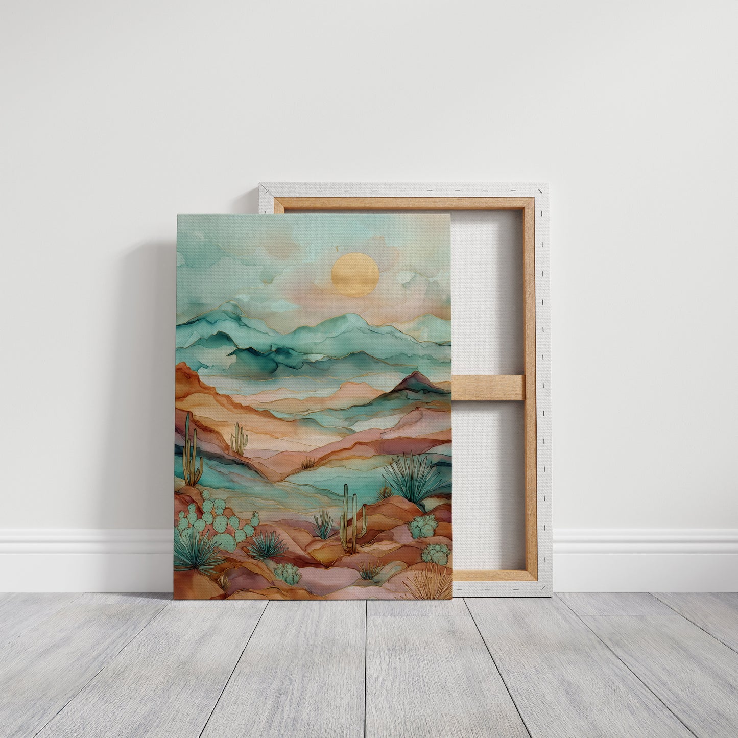 Copper Skies Over Desert Tides