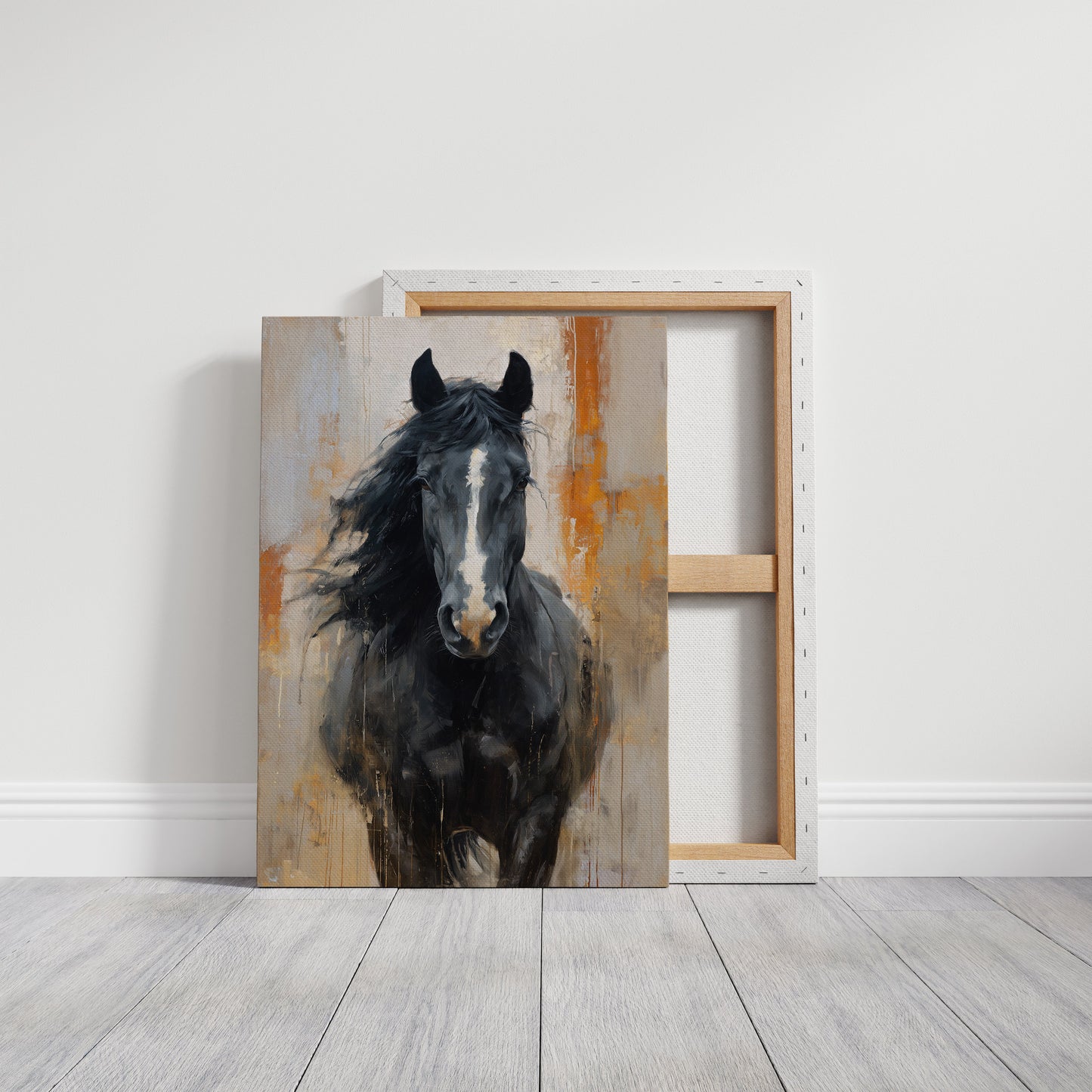 Midnight Gallop Through Amber Fields