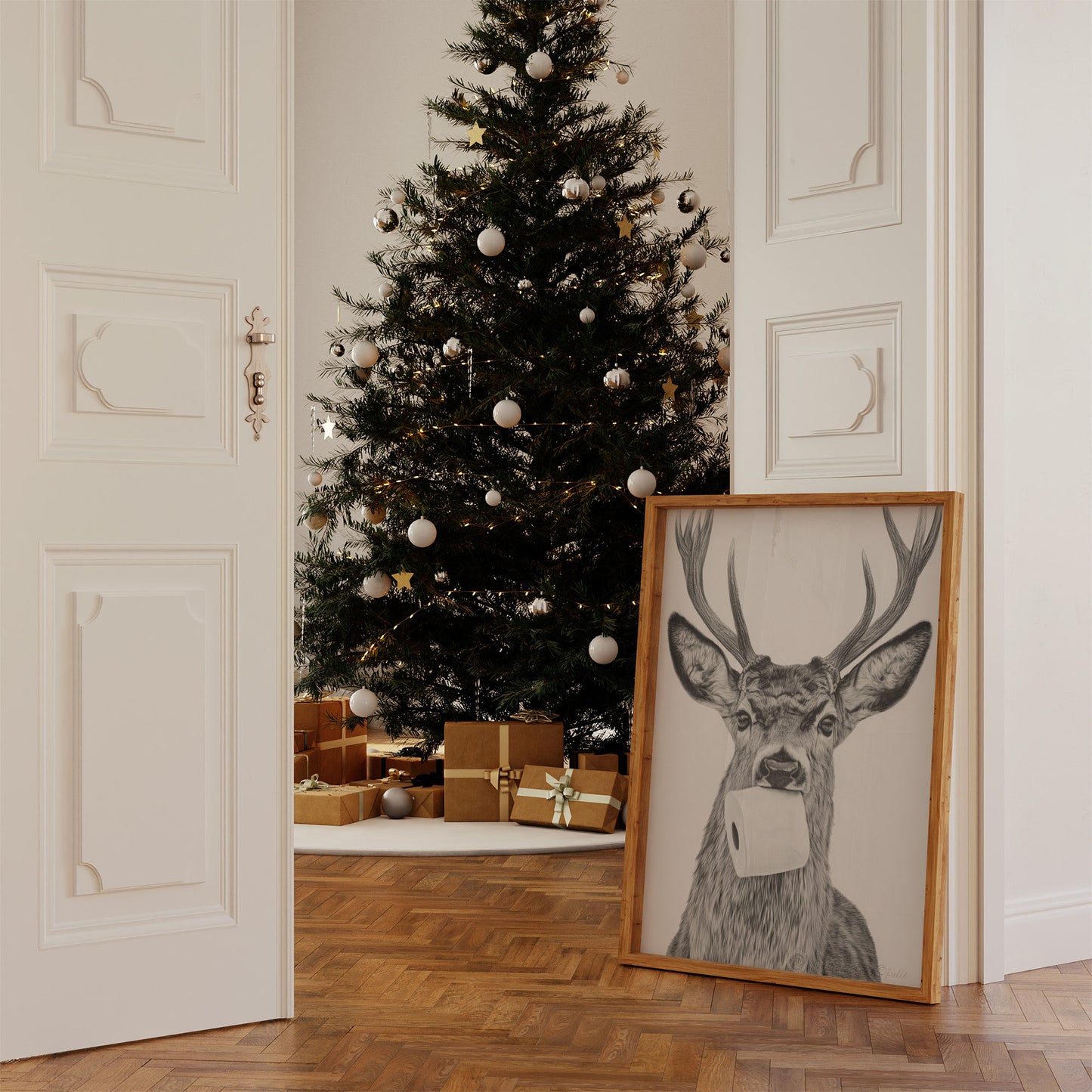 Stag's Unexpected Bathroom Break