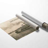 Louisiana Steamboat Voyage Print