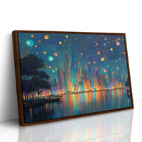 Lanterns Rise Above City Dreams