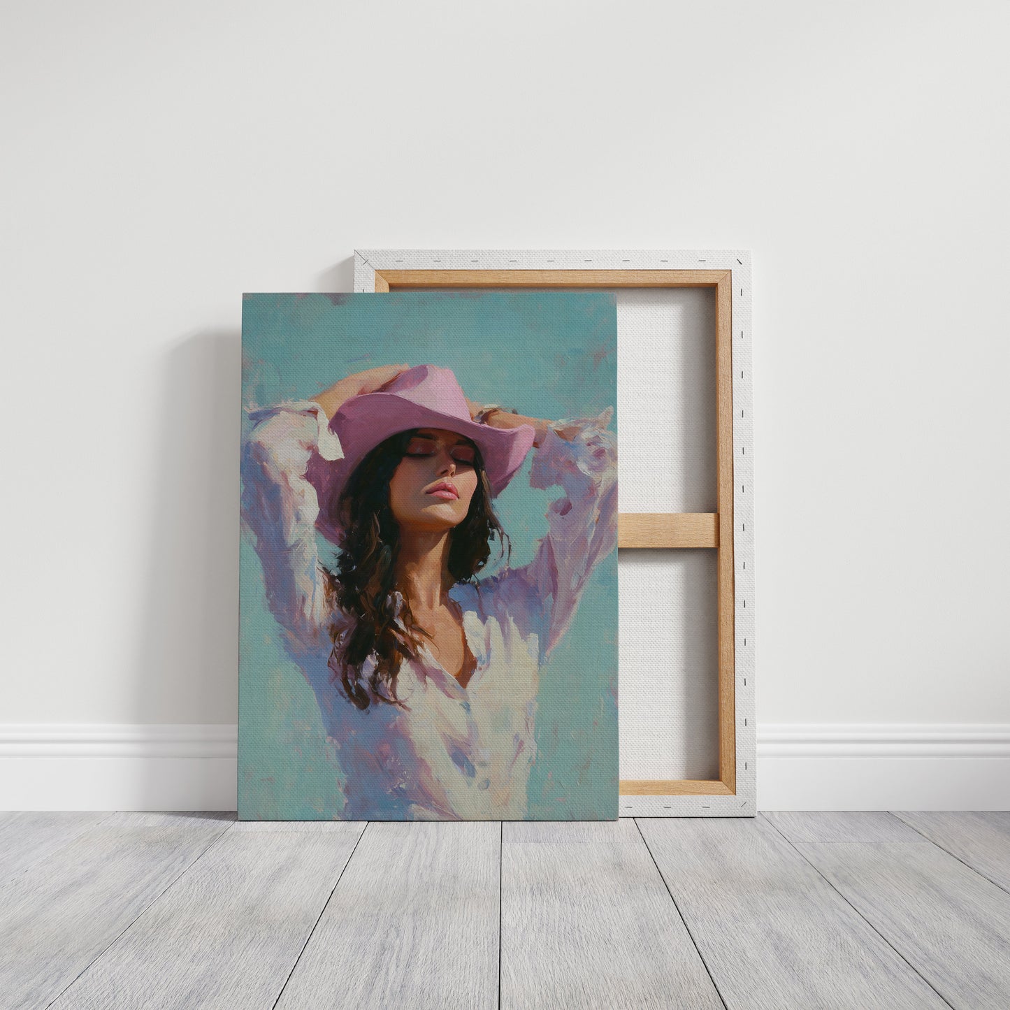 Lavender Brim Under Turquoise Skies