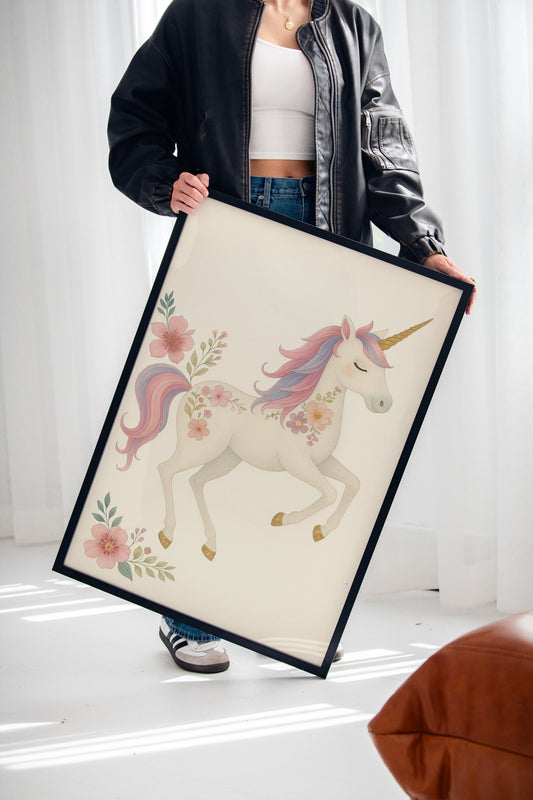 Blossom Mane Unicorn in Dreamy Pastels