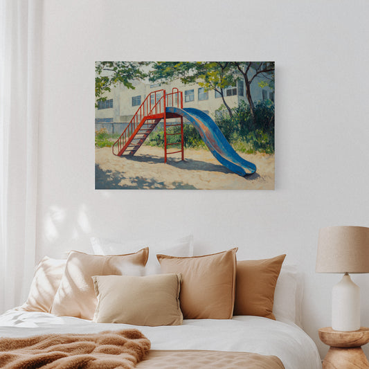 Summer Memories On Metal Slides