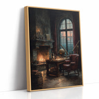 The Astronomer's Study at Dusk