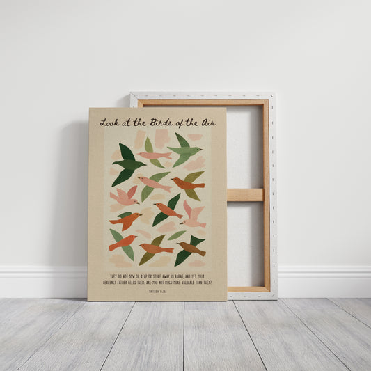 Look at the Birds of the Air Print