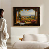 Autumn's Bounty Through Tuscan Windows