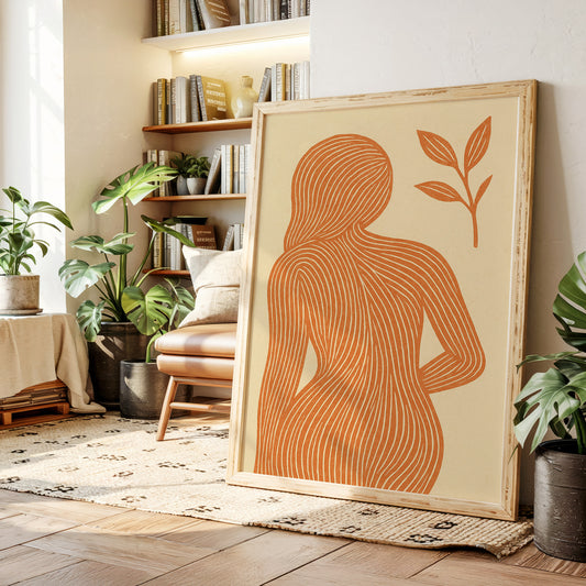 Earth Lines of the Feminine Form