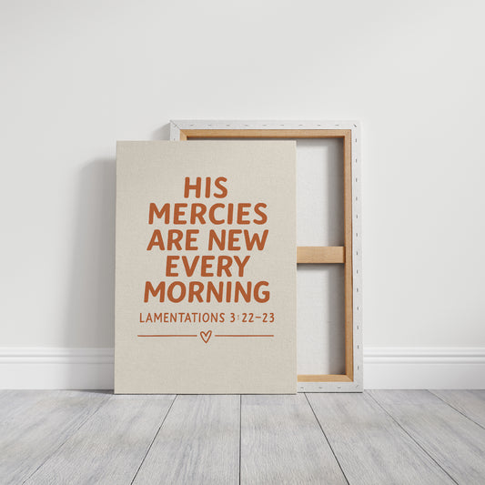 New Every Morning Scripture Print